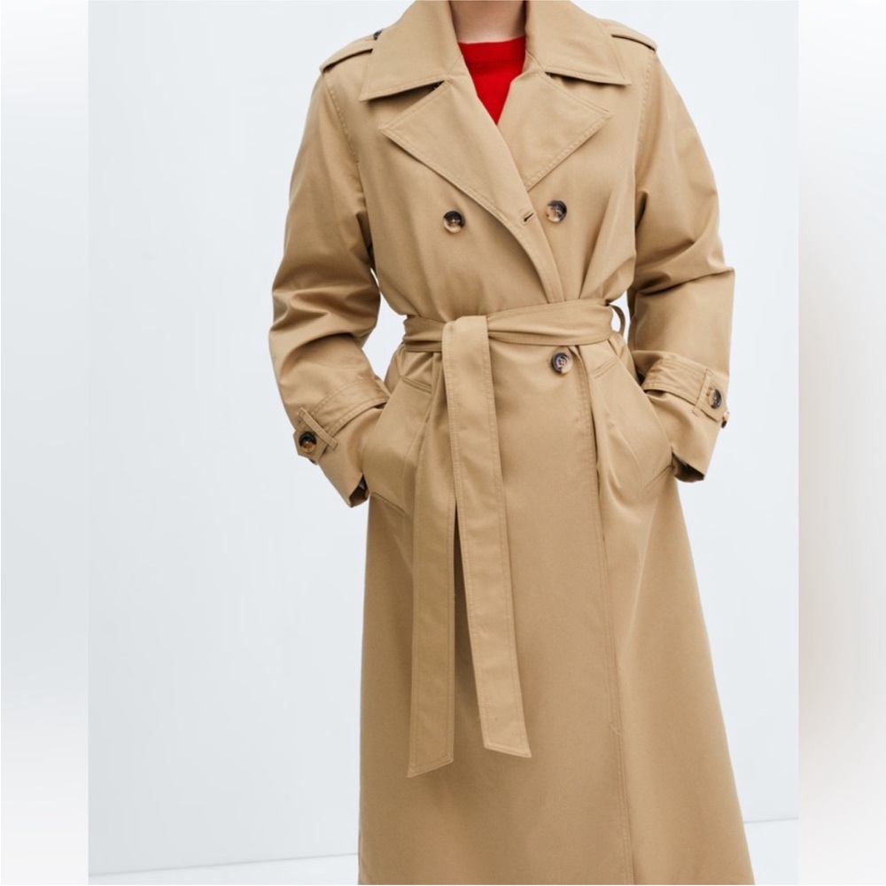 Brand new Mango Double-breasted trench coat, Size XS